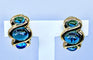 Boucles d'oreilles Boucles d’oreilles Topazes cabochons 58 Facettes AB234
