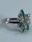Bague Bague de fiançailles diamants, émeraudes 58 Facettes