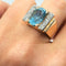 Bague 53 Bague Tank Topaze 58 Facettes 994