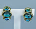 Boucles d'oreilles Boucles d’oreilles Topazes cabochons 58 Facettes AB234