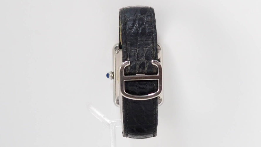 Montre Cartier - Montre Tank Solo en acier 58 Facettes 32152