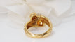 Bague 53 Bague Toi & Moi en Or Jaune & Blanc 58 Facettes 13665