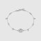 Bracelet GUCCI - BRACELET AVEC DÉTAIL GG ENLACÉS ET DIAMANTS 58 Facettes YBA729403003017