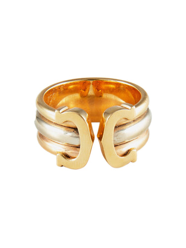 Bague 50 Bague Double C de Cartier 58 Facettes