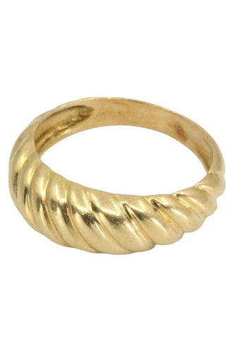 Bague BAGUE JONC GODRONNÉ 58 Facettes 043991