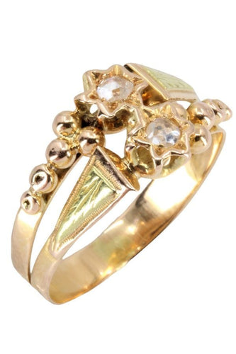 Bague BAGUE DIAMANTS NAPOLÉON III 58 Facettes 051141