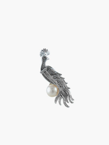 Broche Broche Paon Perle baroque 58 Facettes