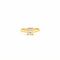 Bague 50 Solitaire en or jaune 18 carats diamants princesse 58 Facettes
