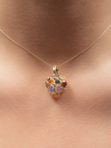 Pendentif PENDENTIF "COEUR DE PIERRES" 58 Facettes 120005