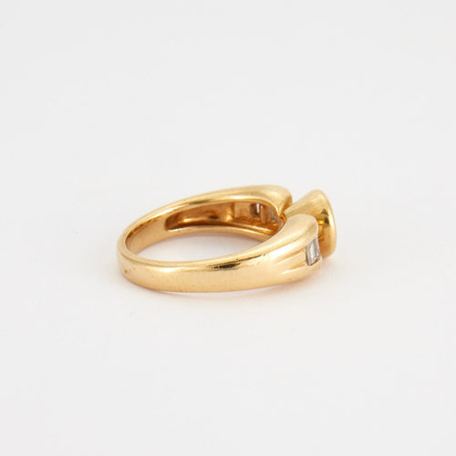 Bague 48 Solitaire diamants 58 Facettes P4L1