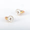 Boutons de manchette Boutons de manchettes or et nacre 58 Facettes