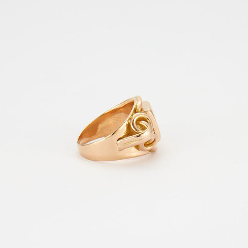 Bague 46.5 Chevalière en Or jaune 58 Facettes