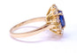Bague 54 Bague Marguerite Saphir et Diamants 58 Facettes FA-1