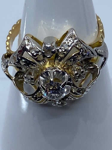 Bague Bague style Napoléon lll , Diamants 58 Facettes