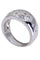 Bague 56 Bague jonc Or blanc DiamantsBAGUE JONC DIAMANTÉS 58 Facettes 078501