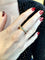 Bague 58 DEMI-ALLIANCE OR JAUNE DIAMANTS 58 Facettes 078121