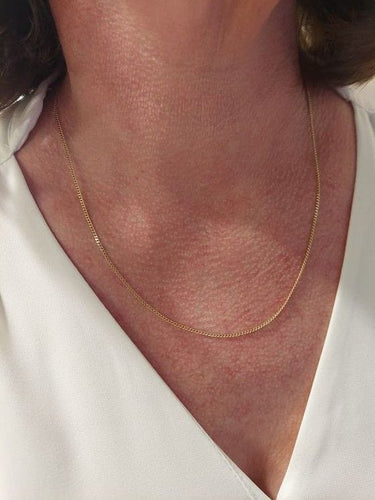 Collier CHAINE MAILLE GOURMETTE 58 Facettes 065031