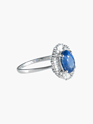 Bague Bague Marguerite Saphir et Diamants 58 Facettes