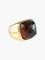 Bague 55 Bague Chevalière Pianegonda Quartz fumé 58 Facettes