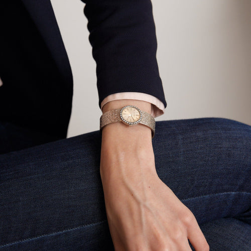 Montre JAEGER LECOULTRE - montre en or gris 58 Facettes