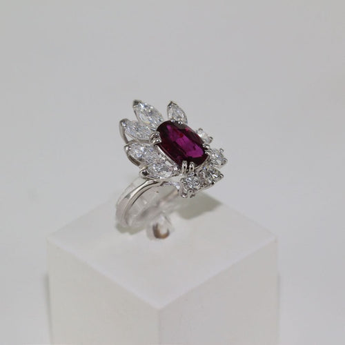 Bague Bague Rubis et Diamants 58 Facettes