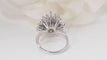 Bague 51 Bague vintage en or blanc et diamants 58 Facettes 32087