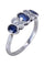 Bague 50 BAGUE ART DÉCO SAPHIRS ET DAMANTS 58 Facettes 071761