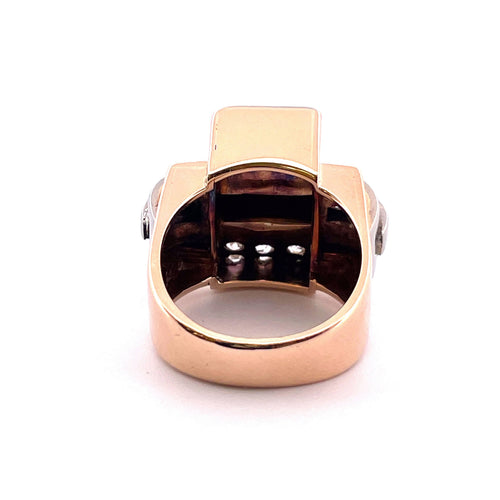 Bague Bague 2 Ors & Diamants 58 Facettes