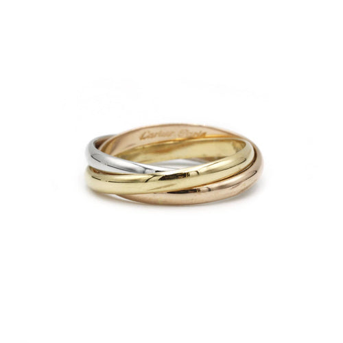 Bague 55 Alliance Trinity CARTIER PARIS 58 Facettes 230170R