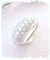 Bague 52.5 Bague Jonc Diamants Or Blanc 58 Facettes AA 1532