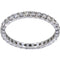 Bague 65 Alliance en or blanc, diamants 58 Facettes 061731