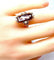 Bague 51 Bague camée sur agate perles fines diamants 58 Facettes AB263