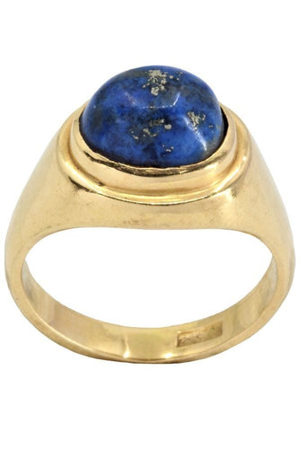 Bague BAGUE JONC ANCIENNE LAPIS LAZULI 58 Facettes 051101