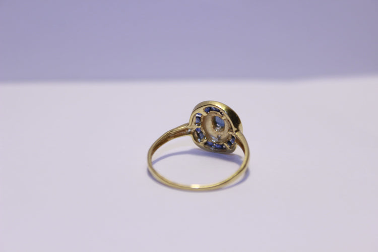Bague 52 Bague Diamants et Saphirs 58 Facettes