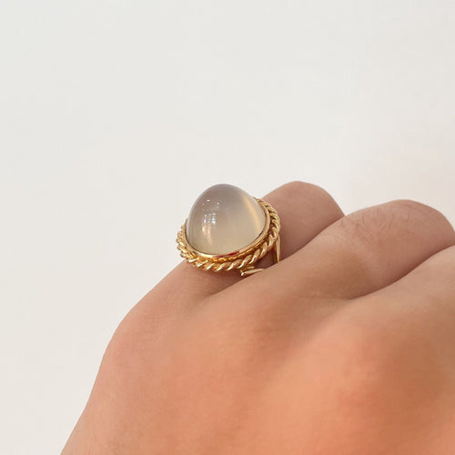 Bague 48 Bague Pierre de lune 58 Facettes