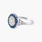 Bague Bague style Art Déco Diamants Saphirs 58 Facettes