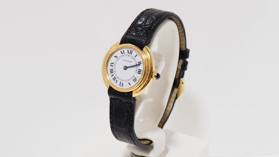 Montre Montre Cartier Vendôme Ellipse en or jaune 58 Facettes 31714