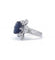 Bague 52 / Blanc/Gris / Or 750 Bague Saphir et Diamants 58 Facettes 210032R
