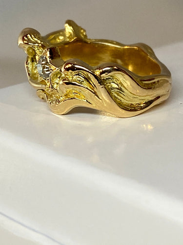 Bague 50 Bague en Or jaune, diamant 58 Facettes
