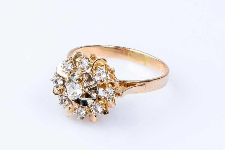 Bague Bague en or jaune 58 Facettes BG335522-55
