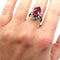 Bague Bague marquise diamants or blanc 58 Facettes 2831