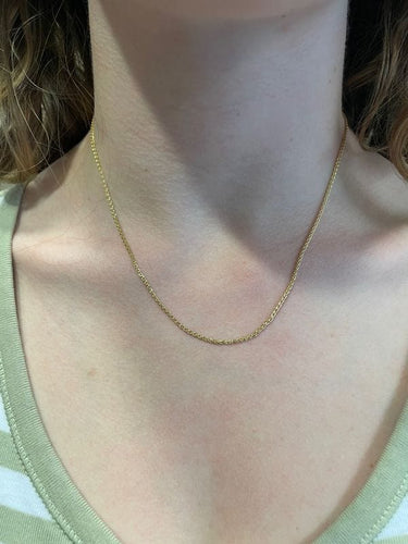 Collier CHAINE MAILLE PALMIER 58 Facettes 051161