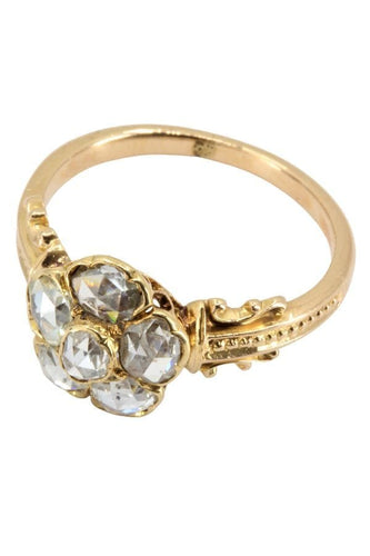 Bague BAGUE FLEUR NAPOLÉON III 58 Facettes 041031
