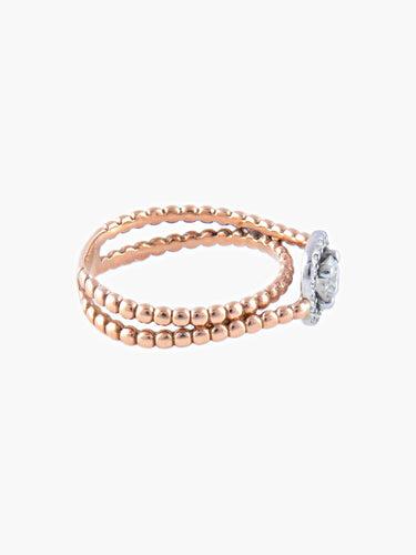 Bague Bague 2 Ors Diamants 58 Facettes