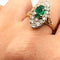 Bague Bague Marquise émeraude et diamants 58 Facettes 2061