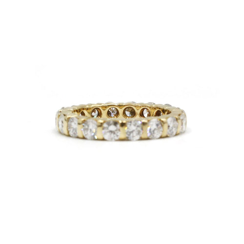 Bague 49 Alliance Américaine Diamants 2,16 Carats 58 Facettes R220084