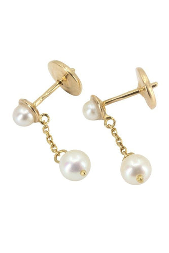 Boucles d'oreilles BOUCLES D'OREILLES PENDANTES PERLES 58 Facettes 040601