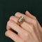 Bague 51.5 Bague or rose et diamants 58 Facettes P6L17