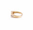 Bague 56 Bague jonc, or jaune, diamants 58 Facettes RA-452/6