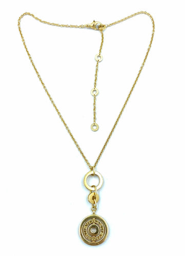 Collier BVLGARI. Collection Astrale, collier or jaune 18K 58 Facettes